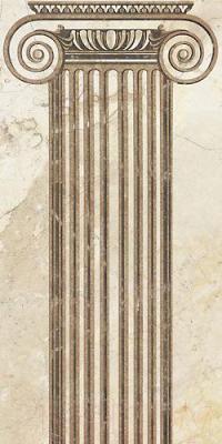 Декоративная плитка Уралкерамика Помпеи ВС9ПМ024 (249x500, белый/коричневый)