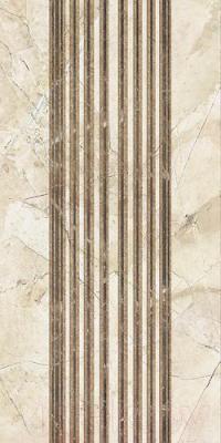 Декоративная плитка Уралкерамика Помпеи ВС9ПМ034 (249x500, белый/коричневый)