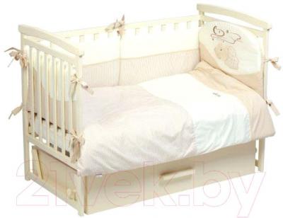 Комплект постельный для малышей Putti Starry Night (бежевый)
