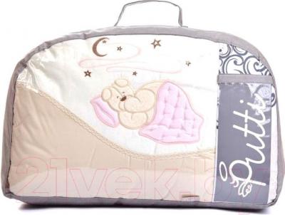 Комплект постельный для малышей Putti Starry Night (розовый)