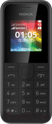 Мобильный телефон Nokia 105 Dual (черный)