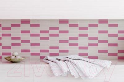 Мозаика Opoczno Tensa/Diago White-Pink Mosaic OD694-006 (600x147)