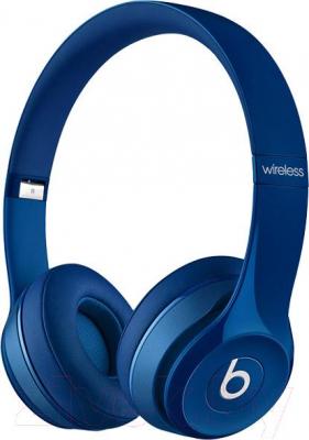Беспроводные наушники Beats Solo 2 Wireless Headphones / MHNM2ZM/A (синий)