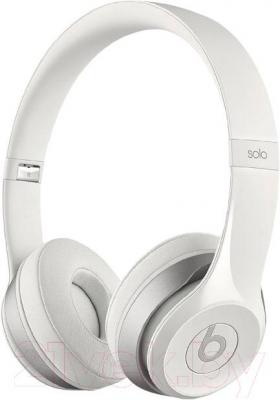Наушники-гарнитура Beats Solo 2 On-Ear Headphones / MH8X2ZM/A (белый)