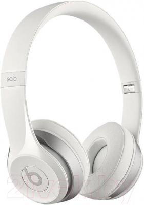 Наушники-гарнитура Beats Solo 2 On-Ear Headphones / MH8X2ZM/A (белый)