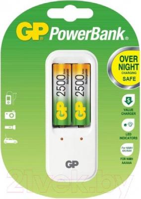 Зарядное устройство для аккумуляторов GP Batteries PB410GS250-2UE2