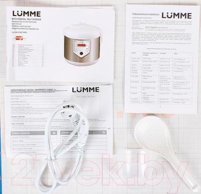 Мультиварка Lumme LU-1446 (белый/сталь)