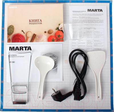 Мультиварка Marta MT-1981 (белый/серебро)