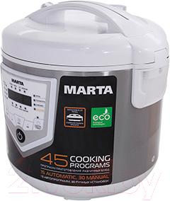 Мультиварка Marta MT-4301 (белый/сталь)