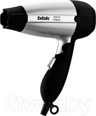 Фен BBK BHD1200 (черно-серебристый)