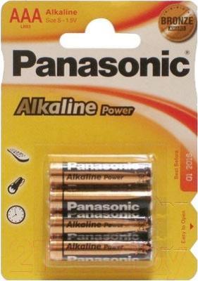 Комплект батареек Panasonic LR03RЕB/4BPS