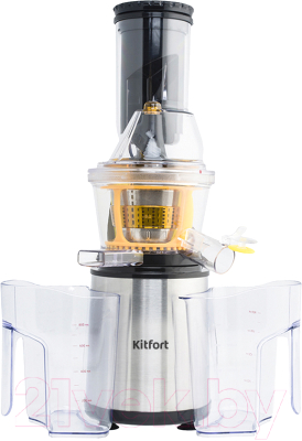 Соковыжималка электрическая Kitfort KT-1102-3 (серый)