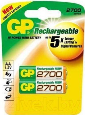 

Комплект аккумуляторов GP Batteries, 270AAHC-2PL2 2BP