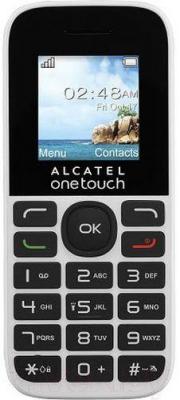 Мобильный телефон Alcatel One Touch 1016D (белый)