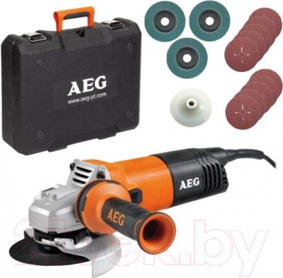 Профессиональная угловая шлифмашина AEG Powertools WS 12-125 XE KIT (4935419505) - комплектация