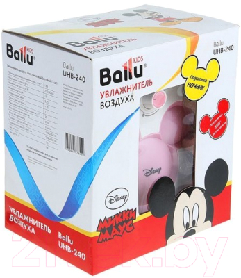 Ультразвуковой увлажнитель воздуха Ballu UHB-240 (розовый)