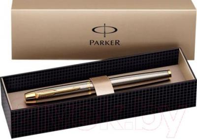 Ручка перьевая имиджевая Parker IM Brushed Metal GT S0856230 - упаковка