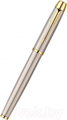 Ручка-роллер имиджевая Parker IM Brushed Metal GT S0856400