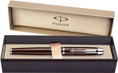 Ручка перьевая имиджевая Parker IM Premium Metallic Brown CT S0949710 - упаковка