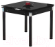 Обеденный стол Halmar Kent (черный/сталь окрашенная) - 