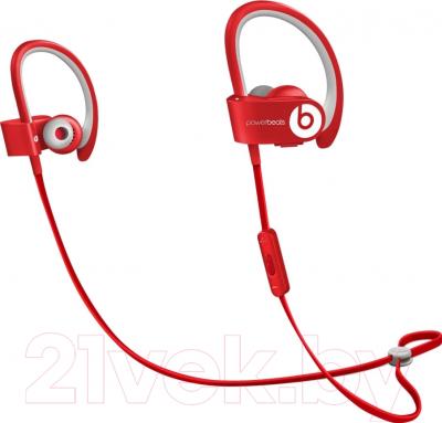 Наушники-гарнитура Beats Powerbeats 2 Wireless / MHBF2ZM/A (красный)
