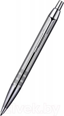 Ручка шариковая имиджевая Parker IM Premium Shiny Chrome Chiselled S0908660