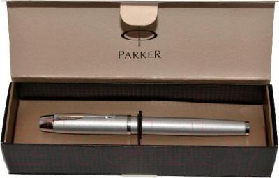 Ручка шариковая имиджевая Parker IM Silver CT S0856370 - упаковка