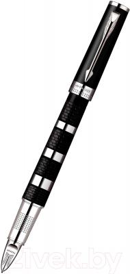 Ручка капиллярная имиджевая Parker Ingenuity Large Black Rubber and Metal CT S0959170