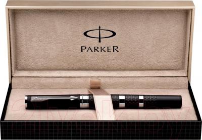Ручка капиллярная имиджевая Parker Ingenuity Large Black Rubber and Metal CT S0959170 - упаковка