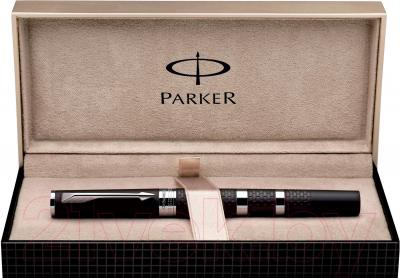 Ручка капиллярная имиджевая Parker Ingenuity Large Black Rubber CT S0959190 - упаковка