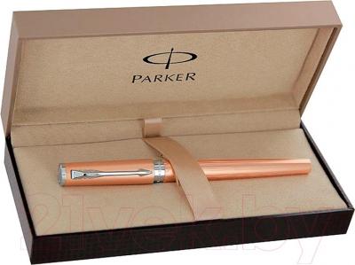 Ручка шариковая имиджевая Parker Ingenuity Slim Pink Gold PVD CT S0959080 - коробка