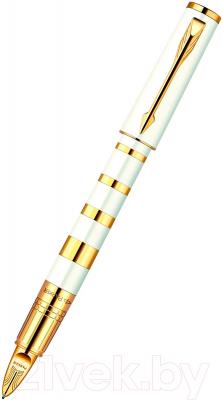 Ручка капиллярная имиджевая Parker Ingenuity Slim Pearl and Metal GT 1858536