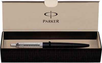 Ручка шариковая имиджевая Parker Jotter Premium Satin Black Stainless S0908860
