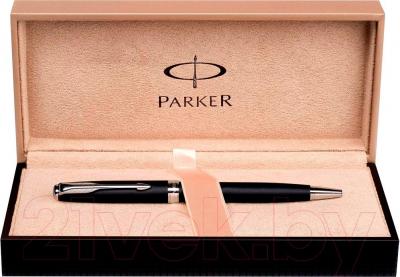 Ручка шариковая имиджевая Parker Sonnet 07 Matte Black Slim СT S0818170 - коробка