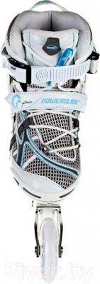 Роликовые коньки Powerslide Phuzion 6 Pure 940093 (размер 39) - вид спереди