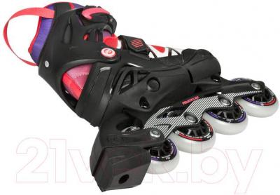 Роликовые коньки Powerslide Phuzion Orbit 940190 (розово-фиолетовый, размер 31-34)