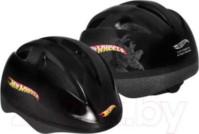 Защитный шлем Powerslide Hot Wheels S-M 980319 - вид спереди и сзади