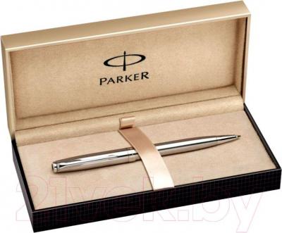 Ручка шариковая имиджевая Parker Sonnet 07 Stainless Steel GT S0809240 - коробка