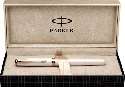 Ручка капиллярная имиджевая Parker Sonnet 11 Metal and Pearl CT S0976010 - коробка