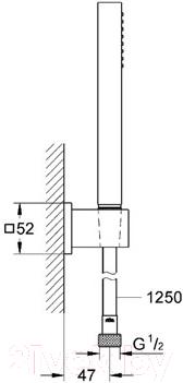 Душевой гарнитур GROHE Euphoria Cube 27703000