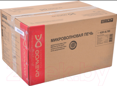 Микроволновая печь Daewoo KOR-6L7BS - коробка