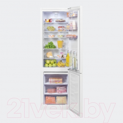 Холодильник с морозильником Beko RCNK355K00W