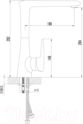 Смеситель LEMARK Status LM4405C