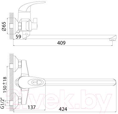 Смеситель Rossinka Silvermix E40-32