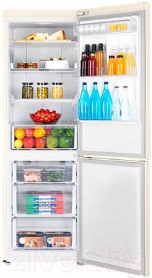 Холодильник с морозильником Samsung RB33J3220EF/WT
