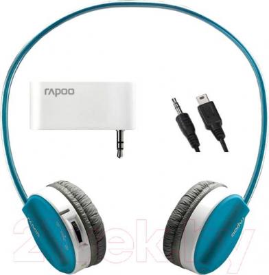 Наушники-гарнитура Rapoo H3070 (голубой)