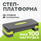 Степ-платформа Sundays Fitness IR97301 (черный/зеленый) - 