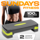 Степ-платформа Sundays Fitness IR97301 (черный/зеленый) - 