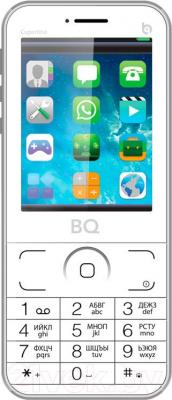 Мобильный телефон BQ Cupertino BQM-2606 (серебристый)