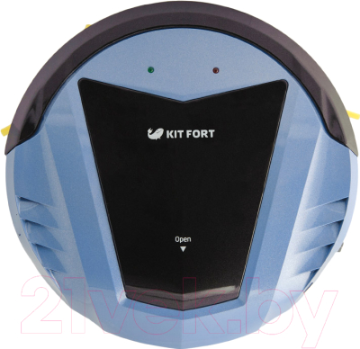 Робот-пылесос Kitfort KT-511-2 (черно-голубой)